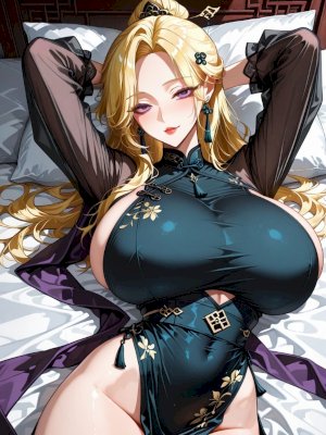 The Harem of Juicy MILFs